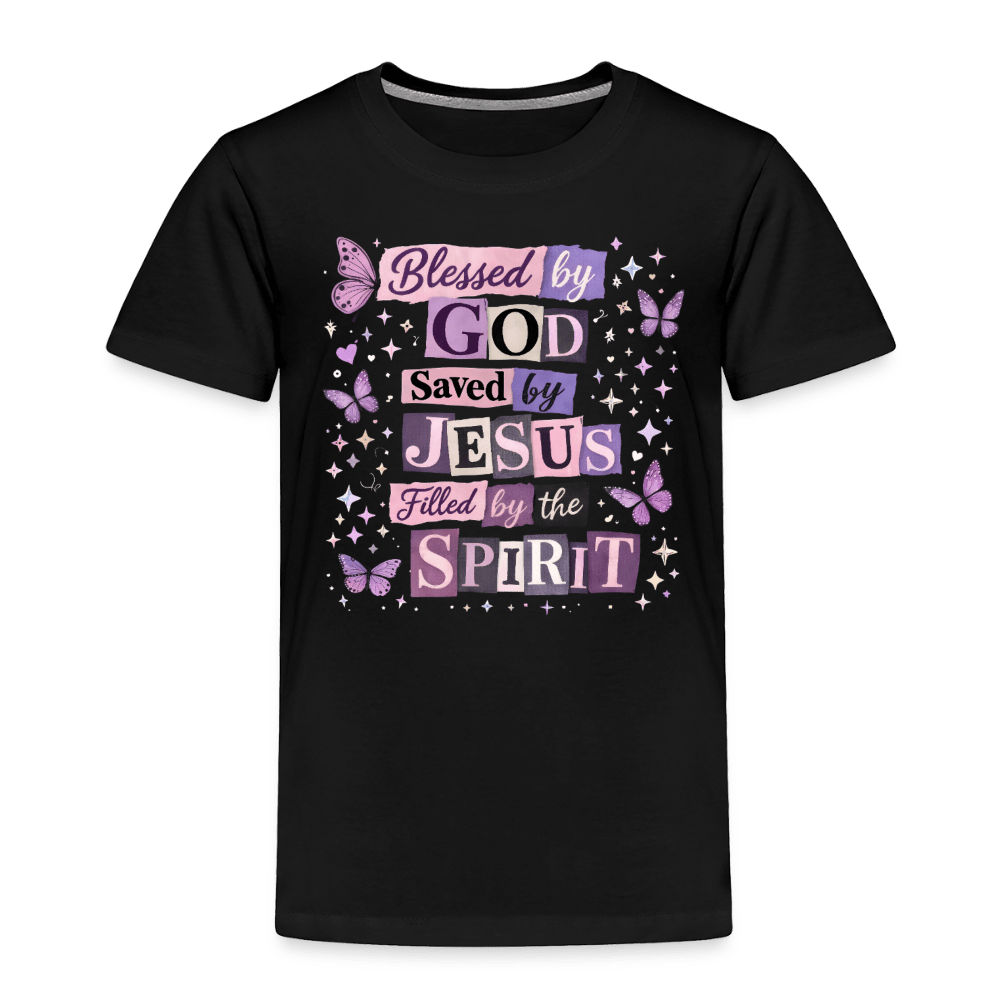 Blessed By God Christian Toddler T-Shirt - ClaimedbyGodDesigns