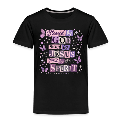 Blessed By God Christian Toddler T-Shirt - ClaimedbyGodDesigns