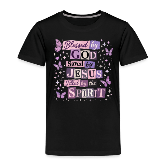 Blessed By God Christian Toddler T-Shirt - ClaimedbyGodDesigns