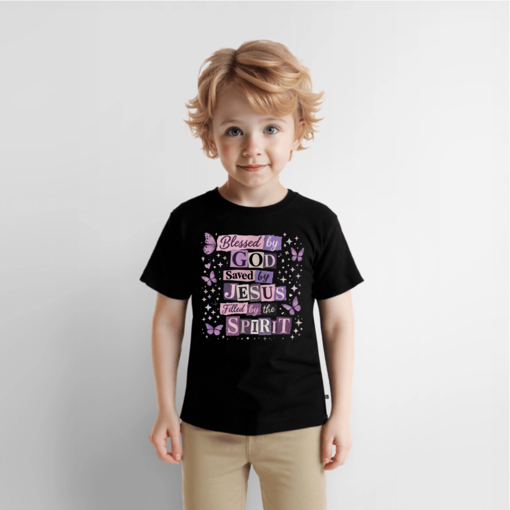 Blessed By God Christian Toddler T-Shirt - ClaimedbyGodDesigns