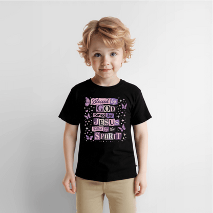Blessed By God Christian Toddler T-Shirt - ClaimedbyGodDesigns