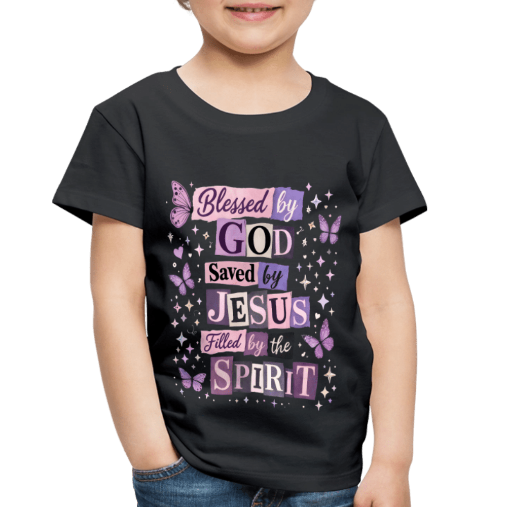 Blessed By God Christian Toddler T-Shirt - ClaimedbyGodDesigns