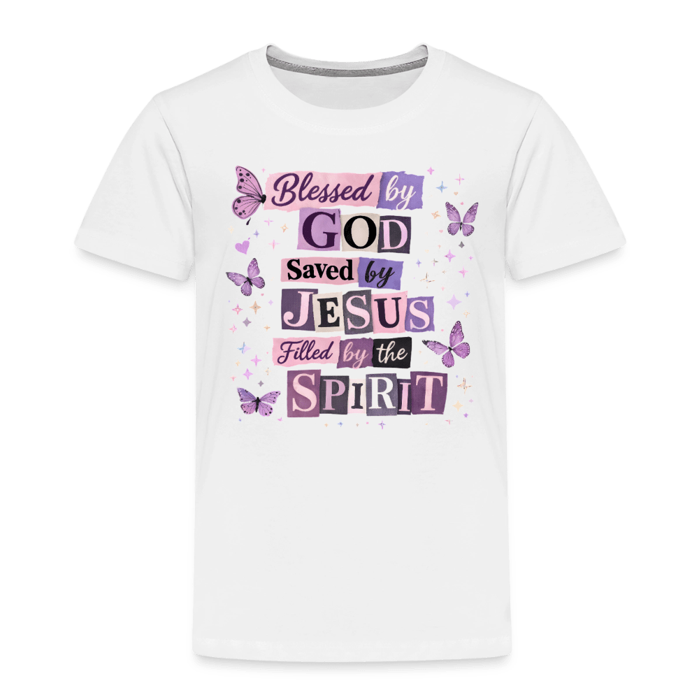 Blessed By God Christian Toddler T-Shirt - ClaimedbyGodDesigns