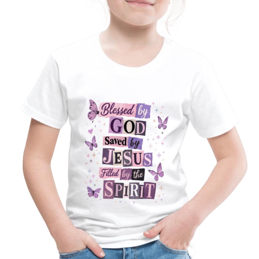 Blessed By God Christian Toddler T-Shirt - ClaimedbyGodDesigns