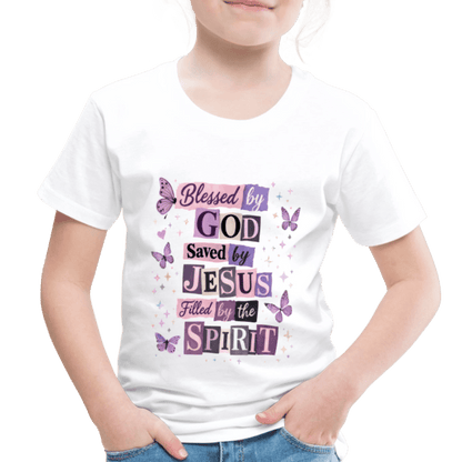 Blessed By God Christian Toddler T-Shirt - ClaimedbyGodDesigns