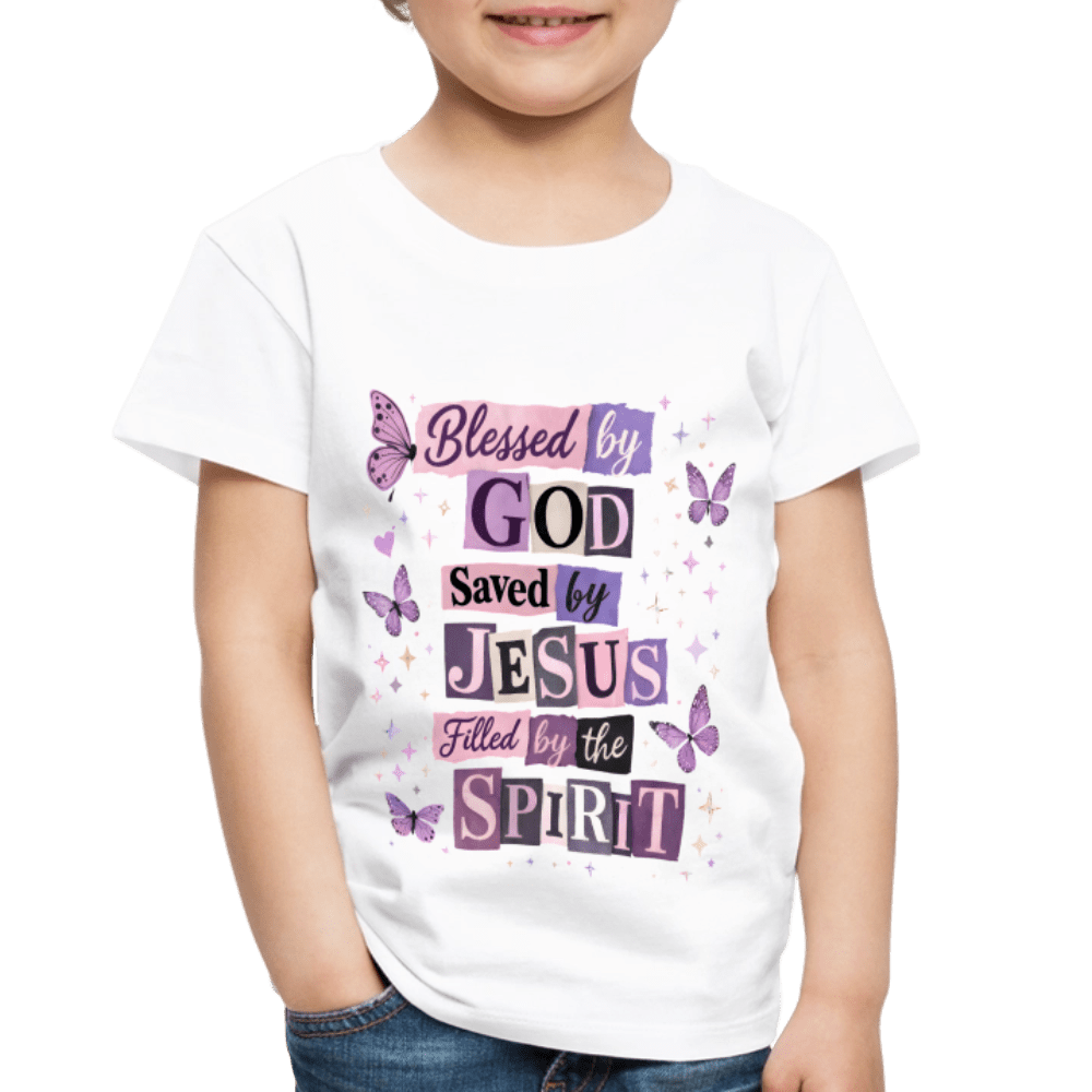 Blessed By God Christian Toddler T-Shirt - ClaimedbyGodDesigns