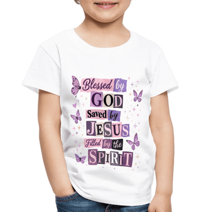 Blessed By God Christian Toddler T-Shirt - ClaimedbyGodDesigns