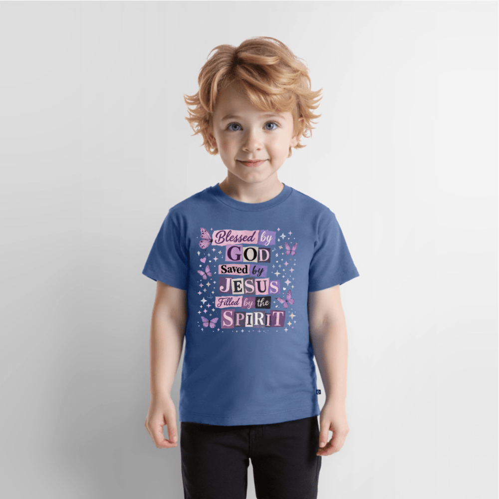 Blessed By God Christian Toddler T-Shirt - ClaimedbyGodDesigns