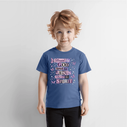 Blessed By God Christian Toddler T-Shirt - ClaimedbyGodDesigns