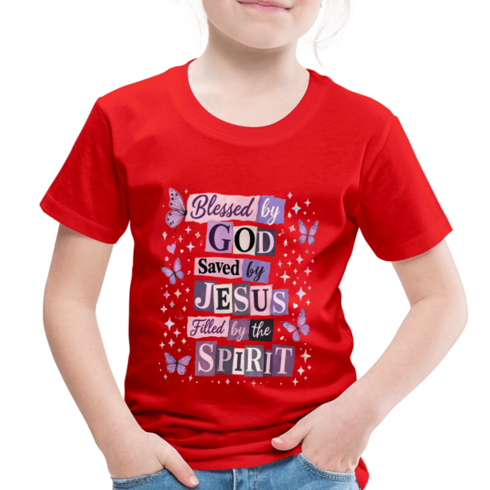 Blessed By God Christian Toddler T-Shirt - ClaimedbyGodDesigns