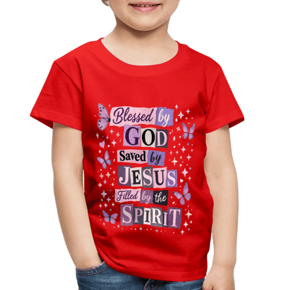 Blessed By God Christian Toddler T-Shirt - ClaimedbyGodDesigns
