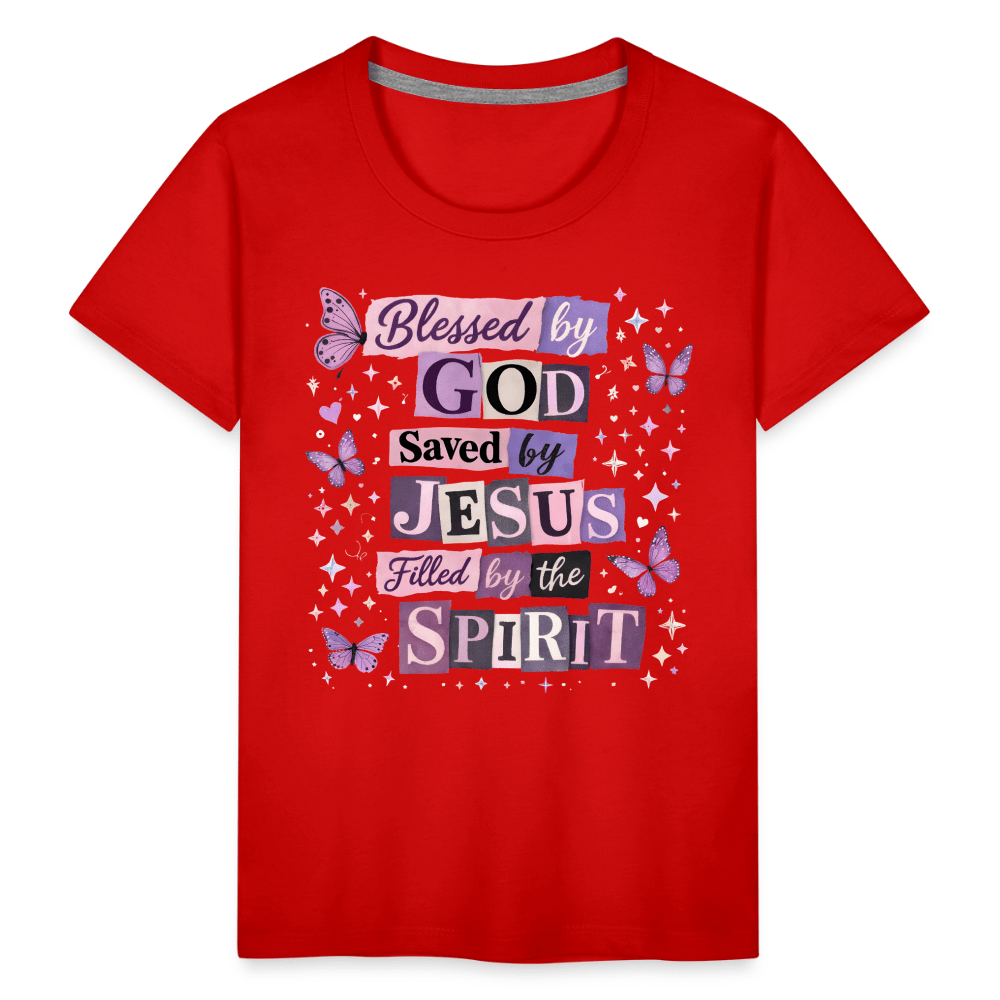 Blessed By God Christian Toddler T-Shirt - ClaimedbyGodDesigns