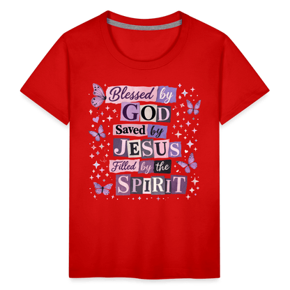 Blessed By God Christian Toddler T-Shirt - ClaimedbyGodDesigns