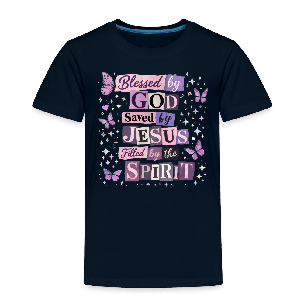 Blessed By God Christian Toddler T-Shirt - ClaimedbyGodDesigns