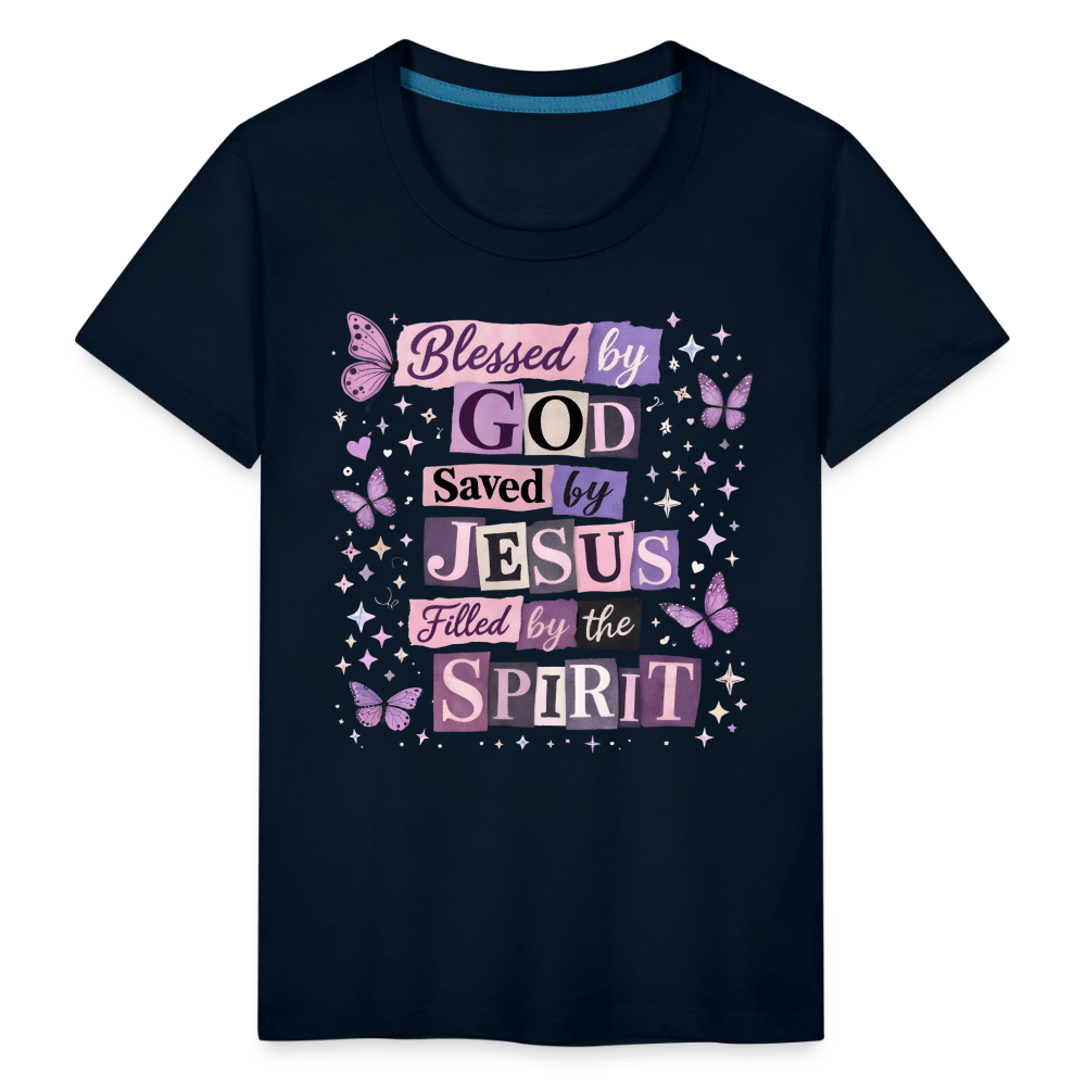 Blessed By God Christian Toddler T-Shirt - ClaimedbyGodDesigns
