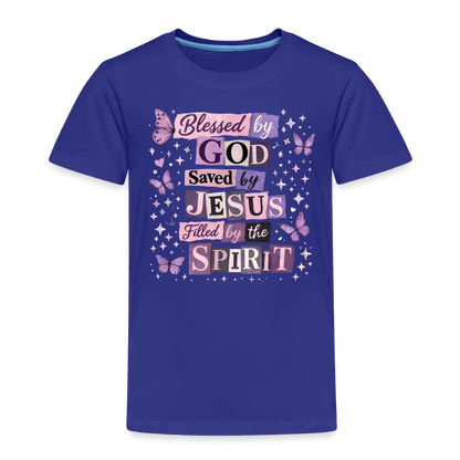 Blessed By God Christian Toddler T-Shirt - ClaimedbyGodDesigns