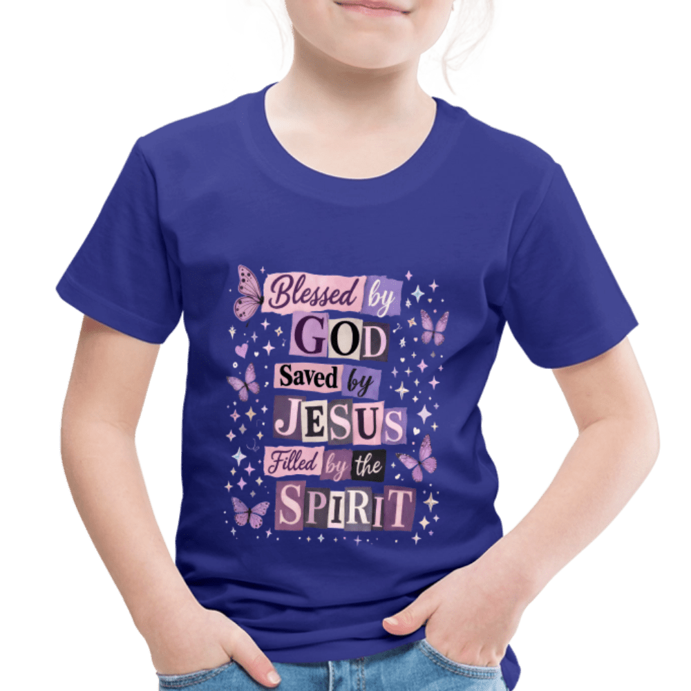 Blessed By God Christian Toddler T-Shirt - ClaimedbyGodDesigns