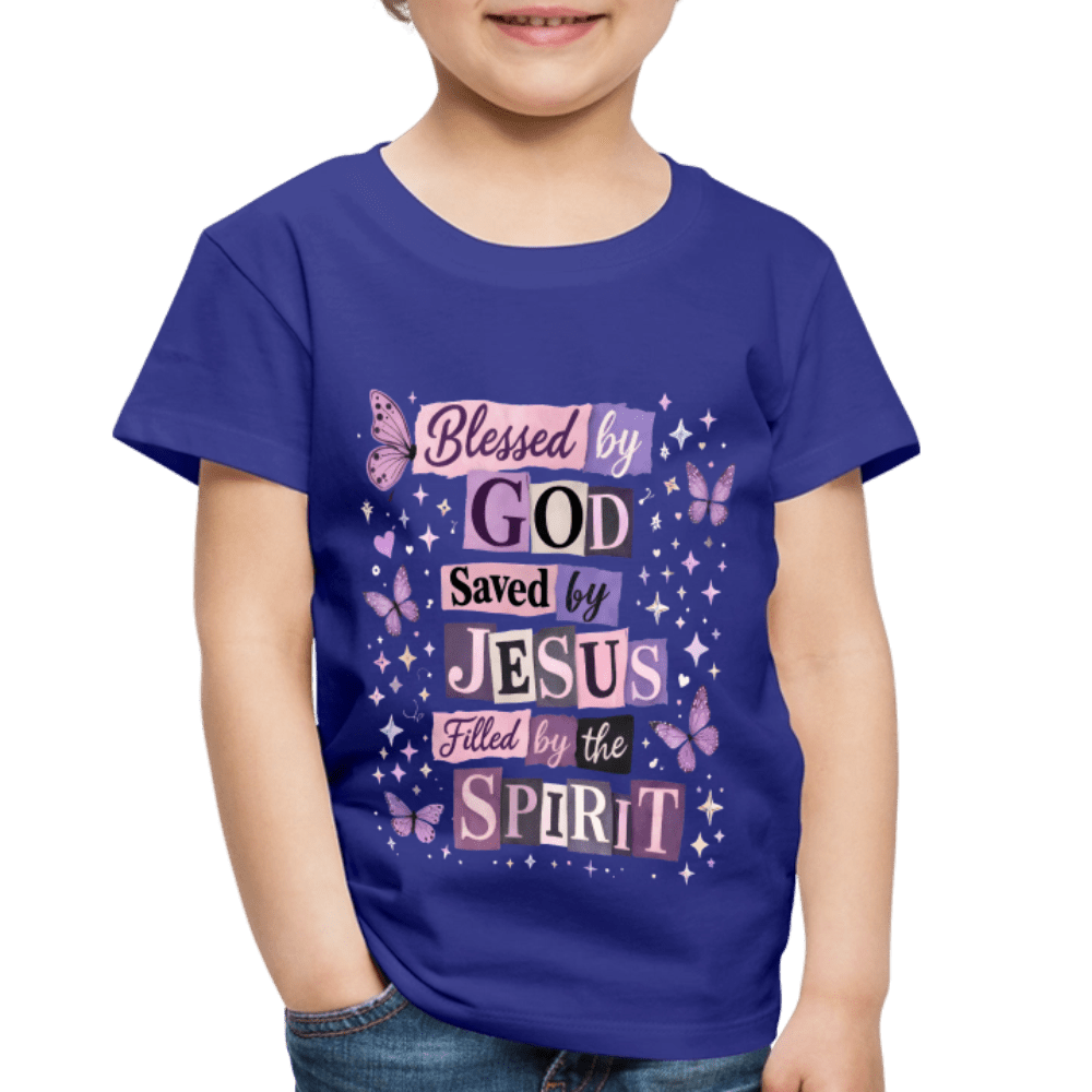Blessed By God Christian Toddler T-Shirt - ClaimedbyGodDesigns
