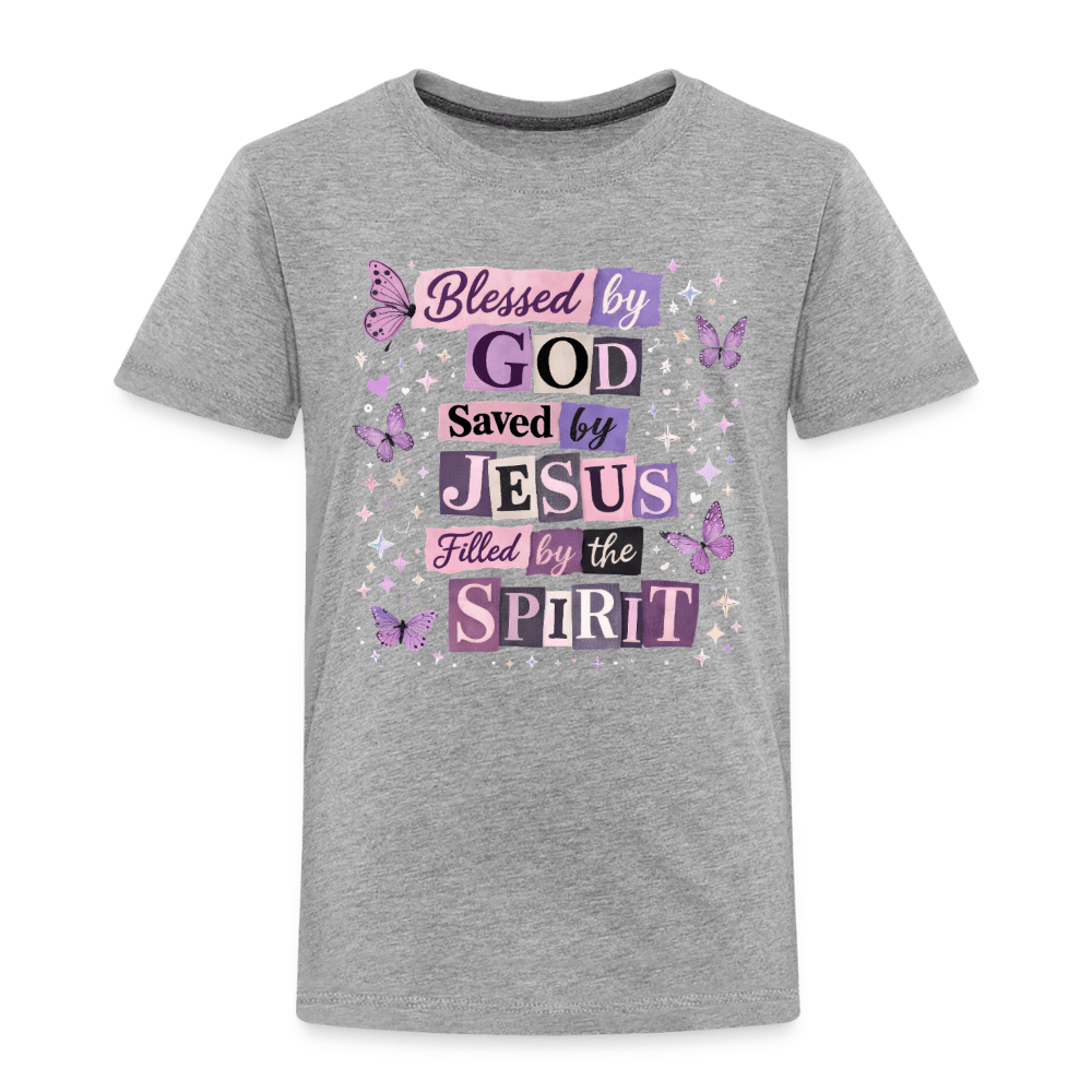 Blessed By God Christian Toddler T-Shirt - ClaimedbyGodDesigns