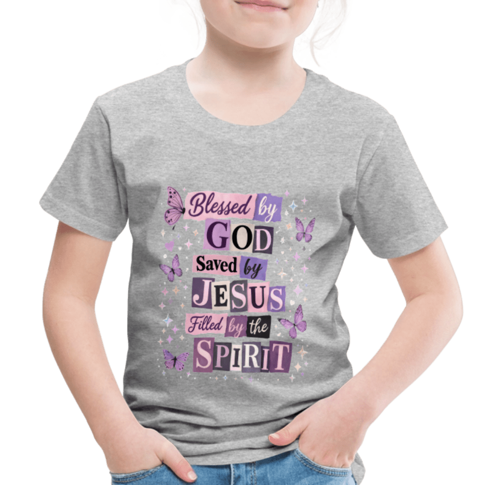 Blessed By God Christian Toddler T-Shirt - ClaimedbyGodDesigns