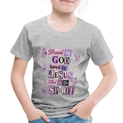 Blessed By God Christian Toddler T-Shirt - ClaimedbyGodDesigns