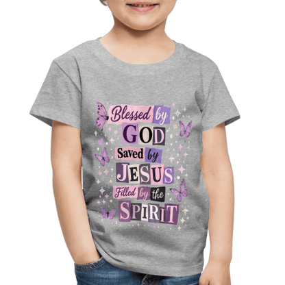 Blessed By God Christian Toddler T-Shirt - ClaimedbyGodDesigns