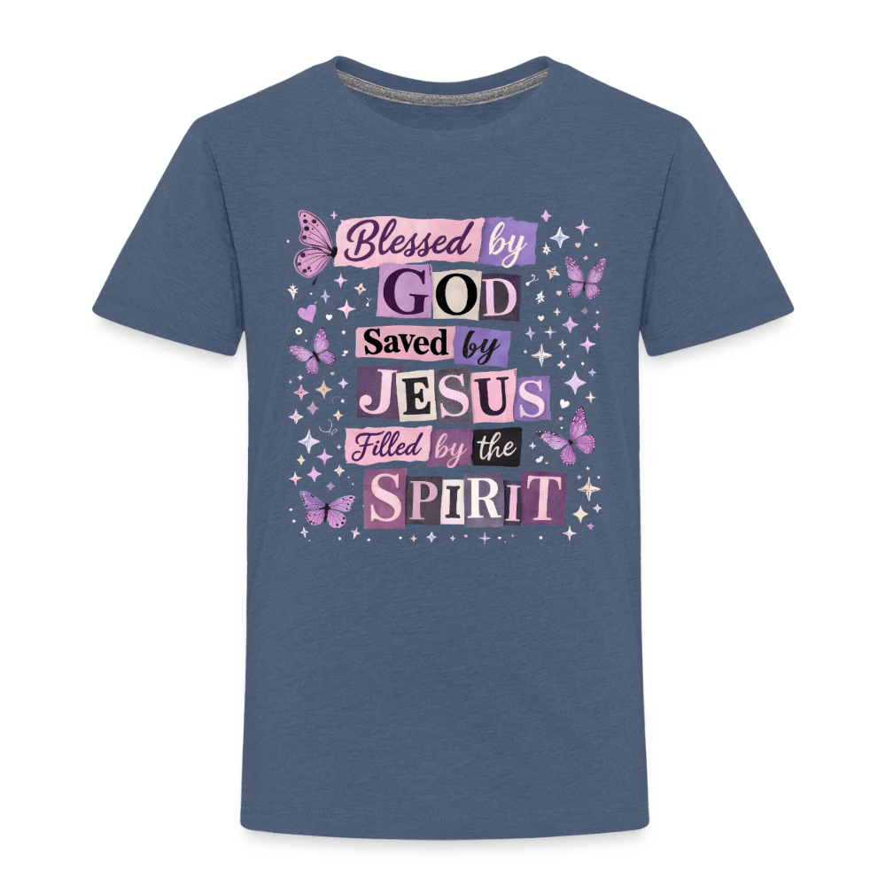 Blessed By God Christian Toddler T-Shirt - ClaimedbyGodDesigns