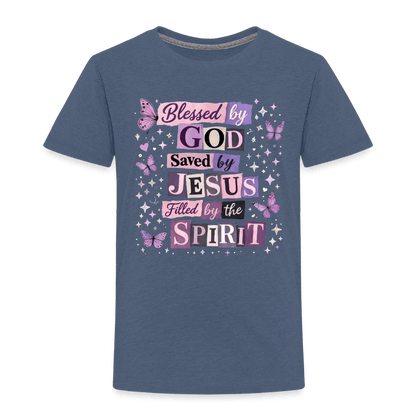 Blessed By God Christian Toddler T-Shirt - ClaimedbyGodDesigns