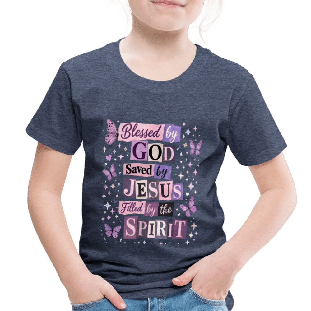 Blessed By God Christian Toddler T-Shirt - ClaimedbyGodDesigns