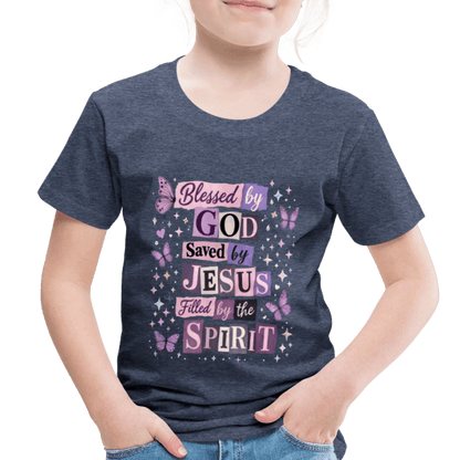 Blessed By God Christian Toddler T-Shirt - ClaimedbyGodDesigns