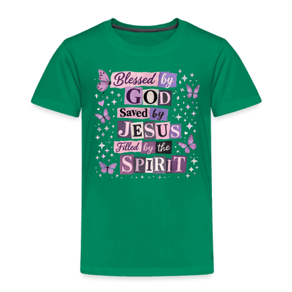 Blessed By God Christian Toddler T-Shirt - ClaimedbyGodDesigns