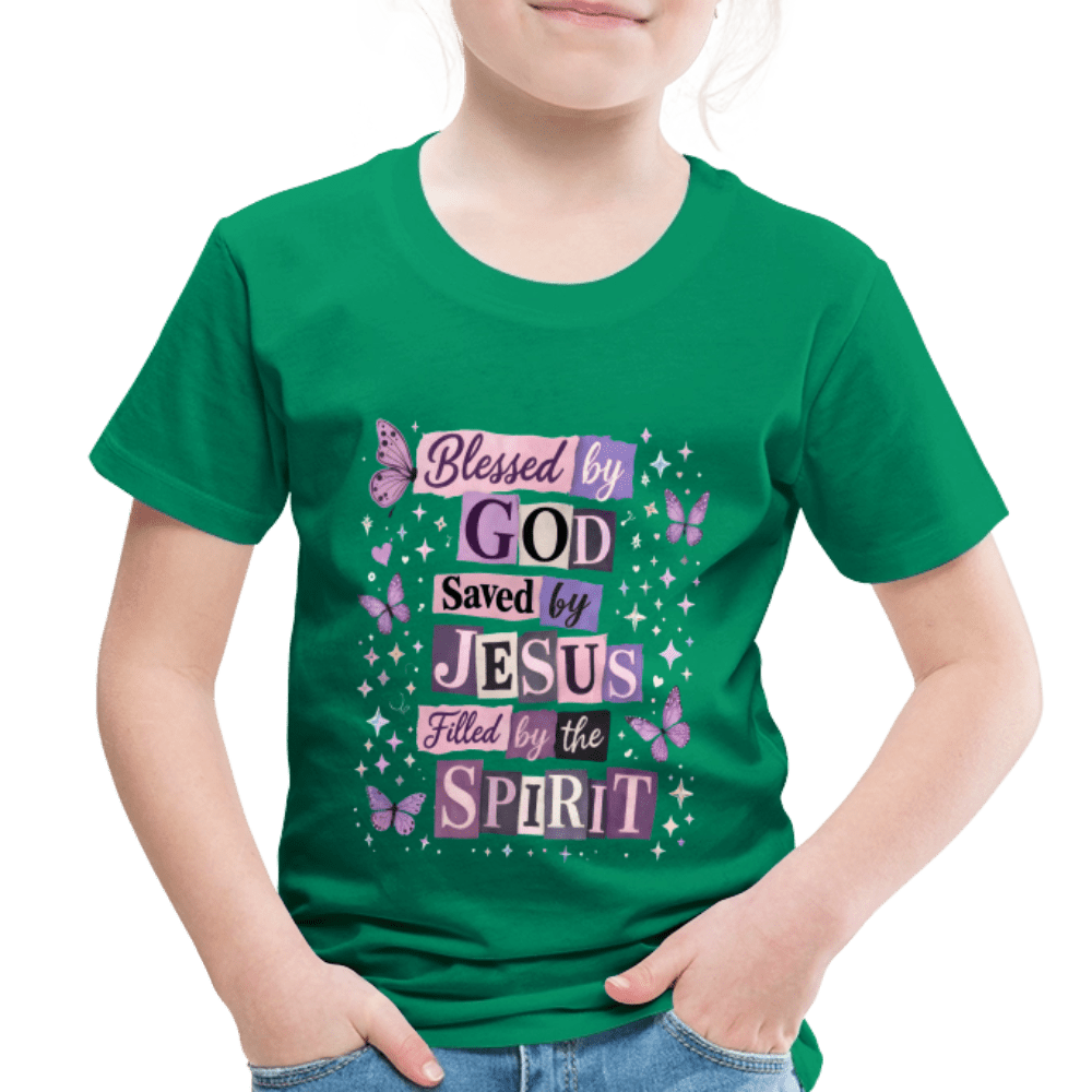 Blessed By God Christian Toddler T-Shirt - ClaimedbyGodDesigns