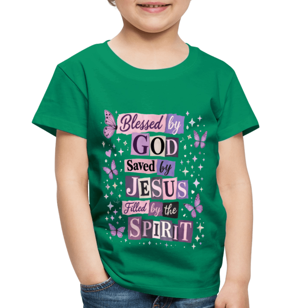 Blessed By God Christian Toddler T-Shirt - ClaimedbyGodDesigns