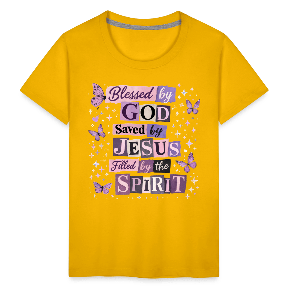 Blessed By God Christian Toddler T-Shirt - ClaimedbyGodDesigns