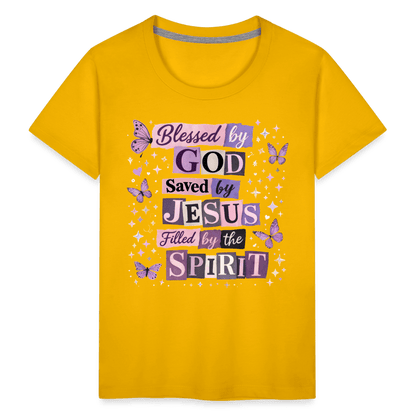 Blessed By God Christian Toddler T-Shirt - ClaimedbyGodDesigns