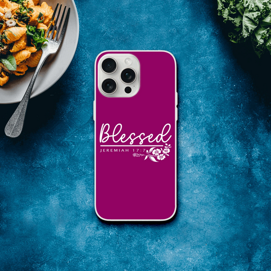 Blessed Christian Flexi Phonecase for Iphone - ClaimedbyGodDesigns