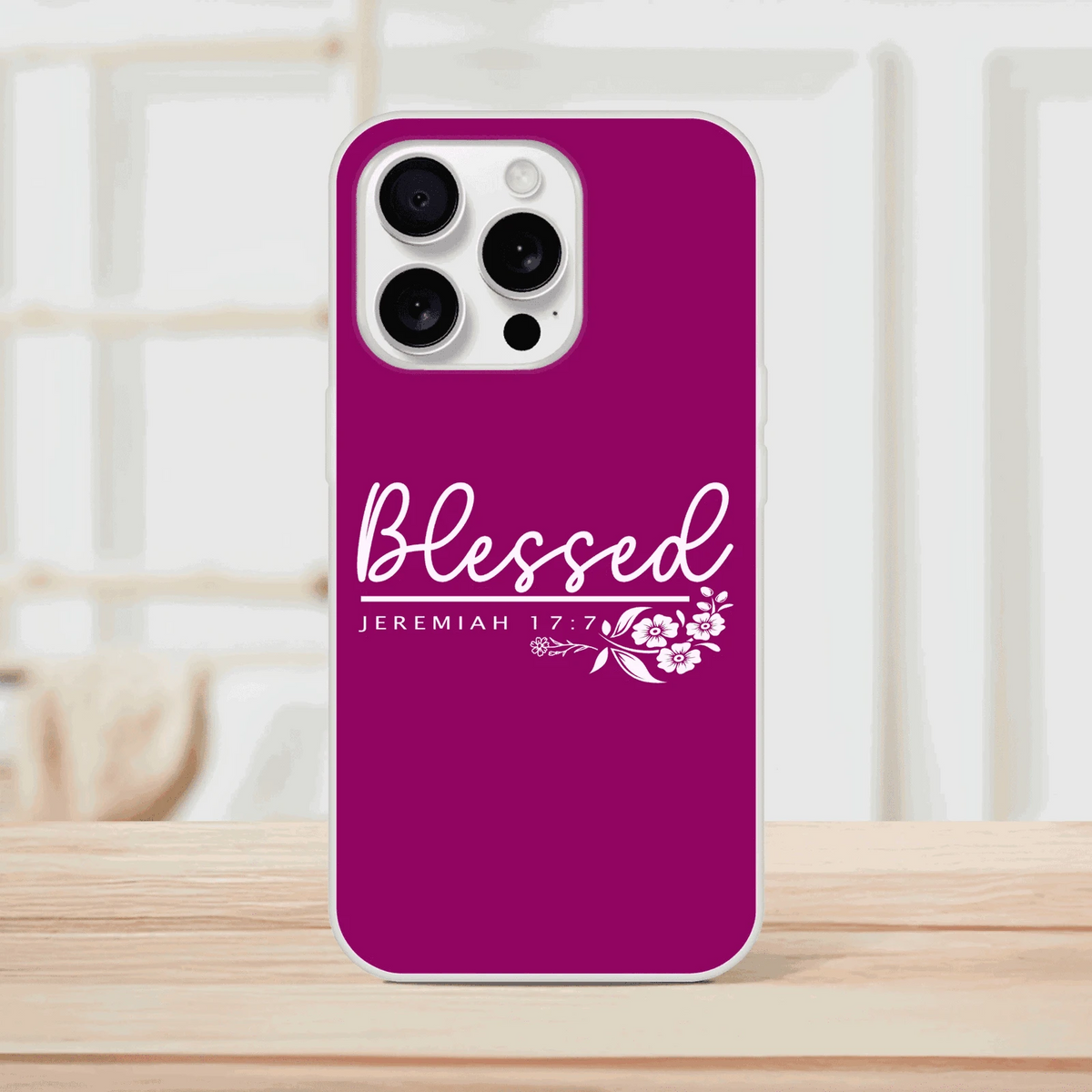 Blessed Christian Flexi Phonecase for Iphone - ClaimedbyGodDesigns