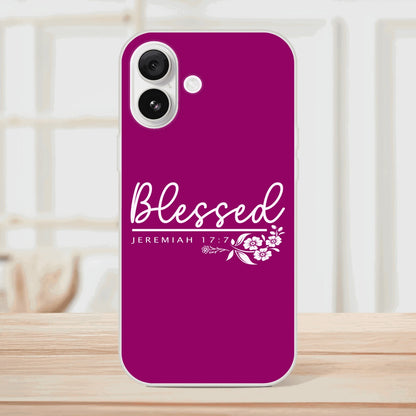 Blessed Christian Flexi Phonecase for Iphone - ClaimedbyGodDesigns