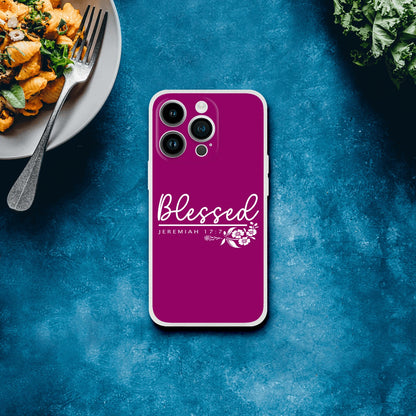 Blessed Christian Flexi Phonecase for Iphone - ClaimedbyGodDesigns