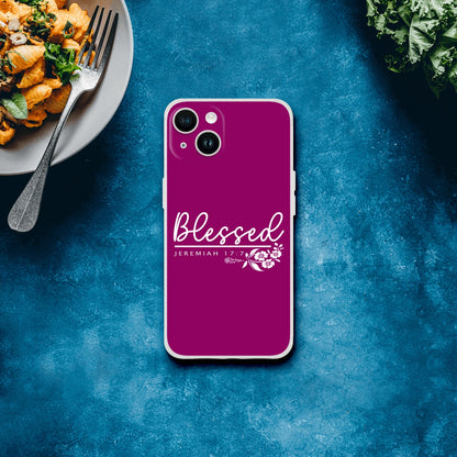 Blessed Christian Flexi Phonecase for Iphone - ClaimedbyGodDesigns