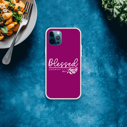 Blessed Christian Flexi Phonecase for Iphone - ClaimedbyGodDesigns