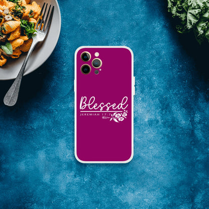 Blessed Christian Flexi Phonecase for Iphone - ClaimedbyGodDesigns