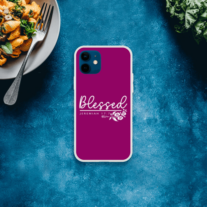 Blessed Christian Flexi Phonecase for Iphone - ClaimedbyGodDesigns