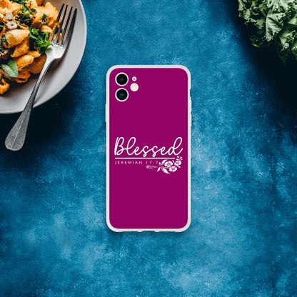 Blessed Christian Flexi Phonecase for Iphone - ClaimedbyGodDesigns