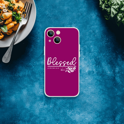 Blessed Christian Flexi Phonecase for Iphone - ClaimedbyGodDesigns