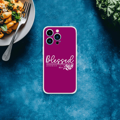 Blessed Christian Flexi Phonecase for Iphone - ClaimedbyGodDesigns