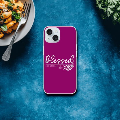 Blessed Christian Flexi Phonecase for Iphone - ClaimedbyGodDesigns