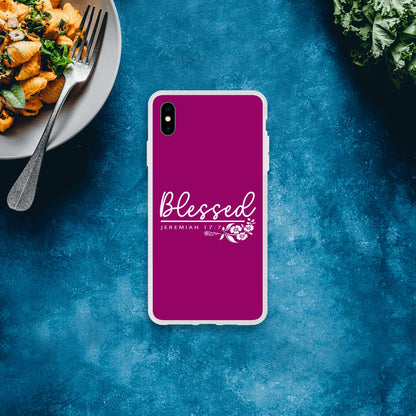 Blessed Christian Flexi Phonecase for Iphone - ClaimedbyGodDesigns
