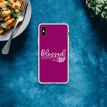 Blessed Christian Flexi Phonecase for Iphone - ClaimedbyGodDesigns