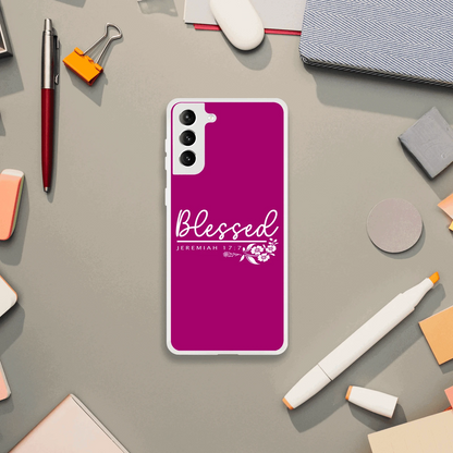 Blessed Christian Flexi Phonecase for Samsung - ClaimedbyGodDesigns